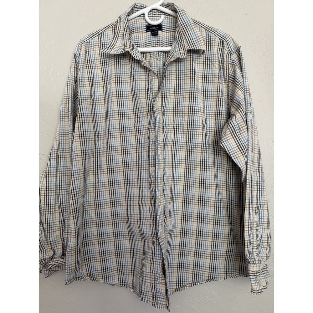 Dockers Battery Street Collection Shirt Classic Fit XL LS 17-17.5/34-35